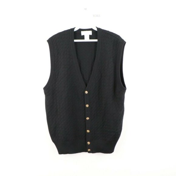 Vintage Other - Vintage Rockabilly Wool Cardigan Sweater Vest
